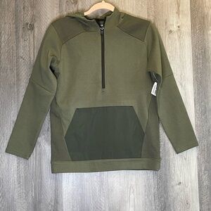 Old Navy Boy Xl (14-16) Green Half-Zip Hoodie
